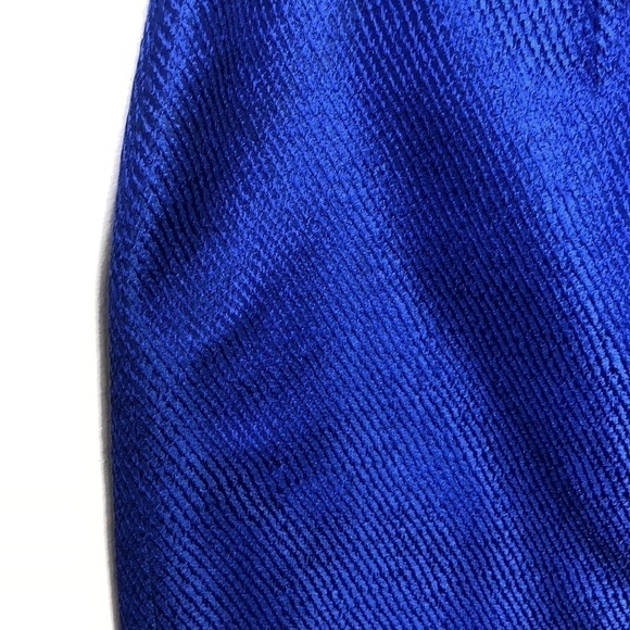 Escada Blue Metallic Skirt - Picture 3 of 11